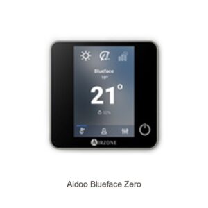 Airzone Aidoo Blueface Zero — termostat — Fotografie de gamă extrasă din catalog.