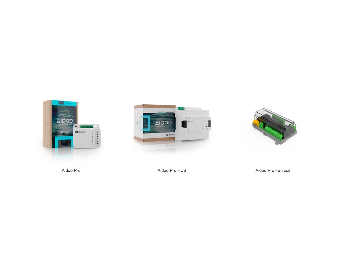 Airzone Aidoo Pro — integrare HVAC — fotografie din catalog