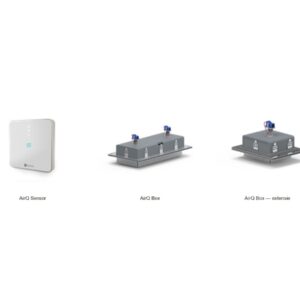 Airzone AirQ — senzori și controlul calității aerului — Fotografie de gamă extrasă din catalog.