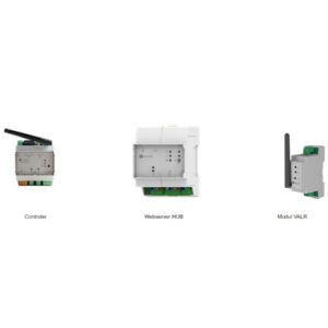 Airzone Flexa 25 — pachete pentru radiatoare — Fotografie de gamă extrasă din catalog.
