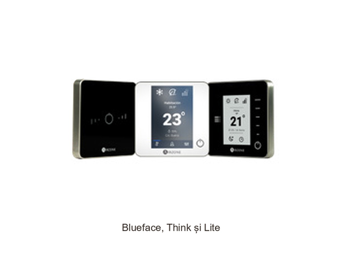 Airzone termostate CE6 — Blueface, Think și Lite — fotografie din catalog