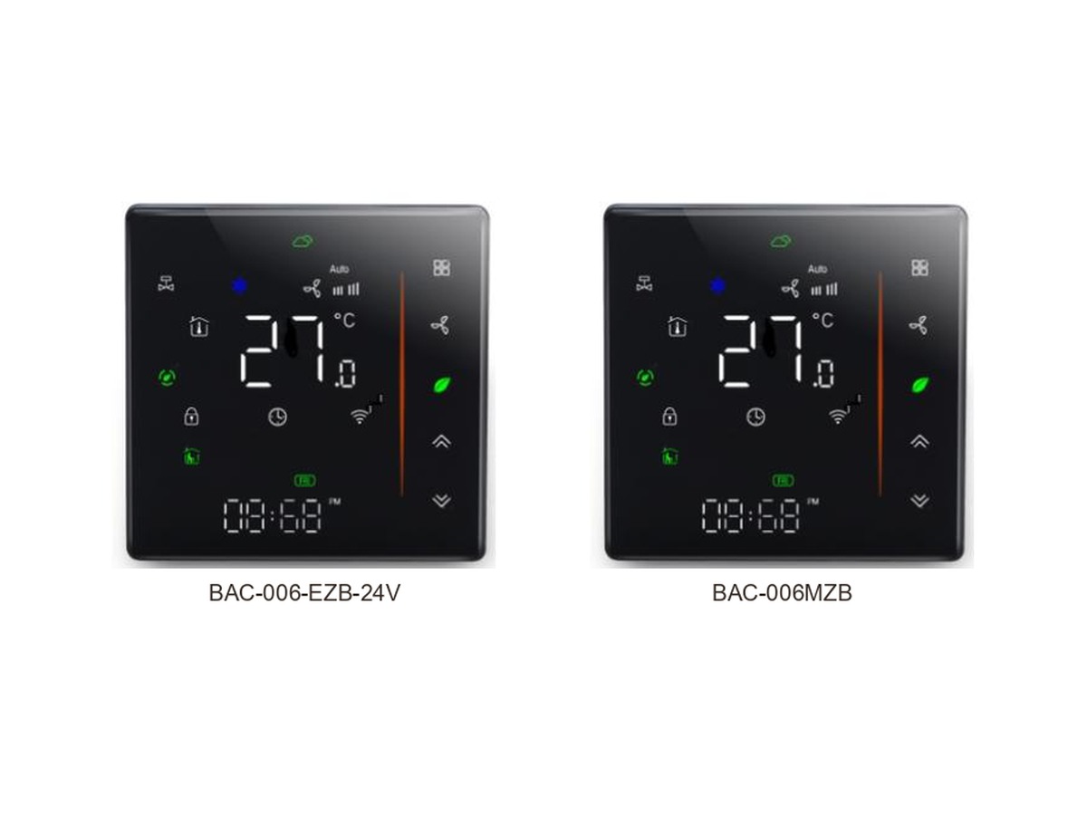 Akubela — termostate 24 V / 0–10 V — fotografie din catalog