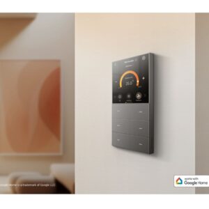 Akubela HyPanel KeyPlus — ecran și șase butoane — Fotografie de gamă extrasă din catalog.