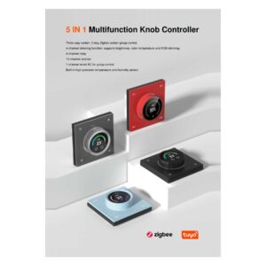 Larkkey Smart Knob — buton rotativ 5 în 1 cu ecran — Fotografie originală din catalogul Larkkey.