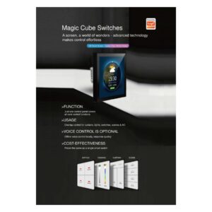 Larkkey Magic Cube M4 — panou tactil 4 inch cu radar — Fotografie originală din catalogul Larkkey.
