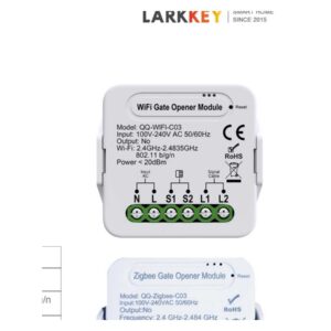 Larkkey C03 — modul pentru poartă și ușă de garaj — Fotografie originală din catalogul Larkkey.