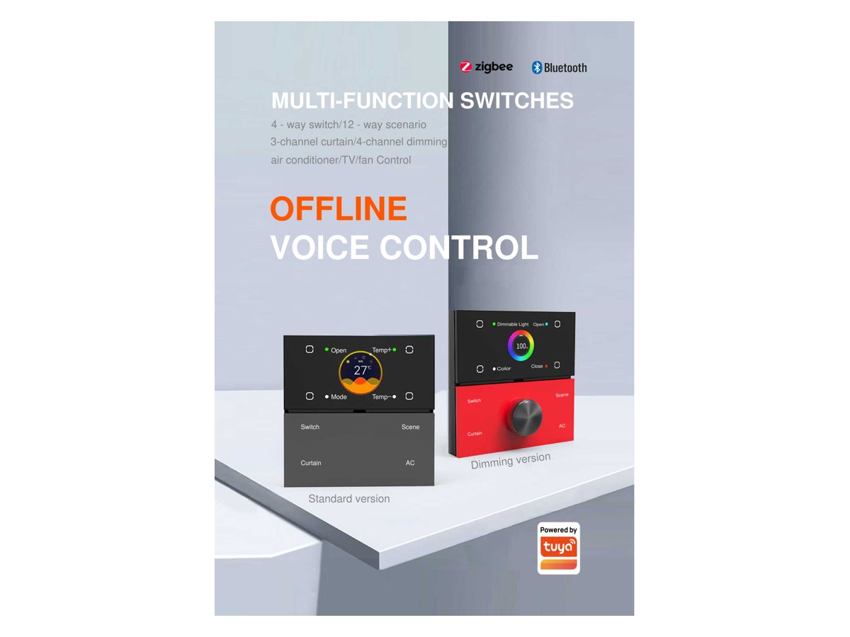 Larkkey X3 Pro — panou multifuncțional cu ecran și comandă vocală offline — Fotografie originală din catalogul Larkkey.