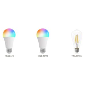 becuri smart și filament — Grupaj din fotografiile originale ale catalogului.