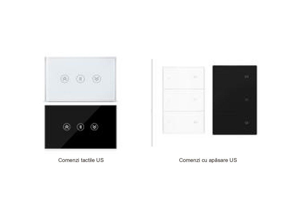 comenzi pentru perdele — format US — fotografie din catalog