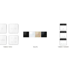 întrerupătoare tactile — format EU — Fotografie de gamă extrasă din catalog.