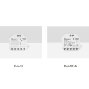 SONOFF DUALR3 / DUALR3 Lite — Fotografie de gamă extrasă din catalog.