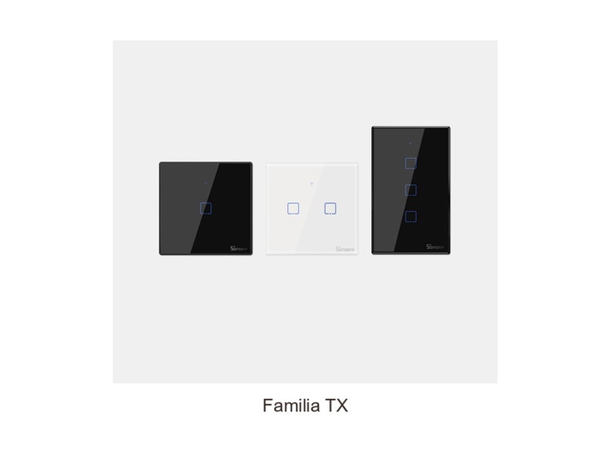SONOFF TX — întrerupătoare tactile — fotografie din catalog