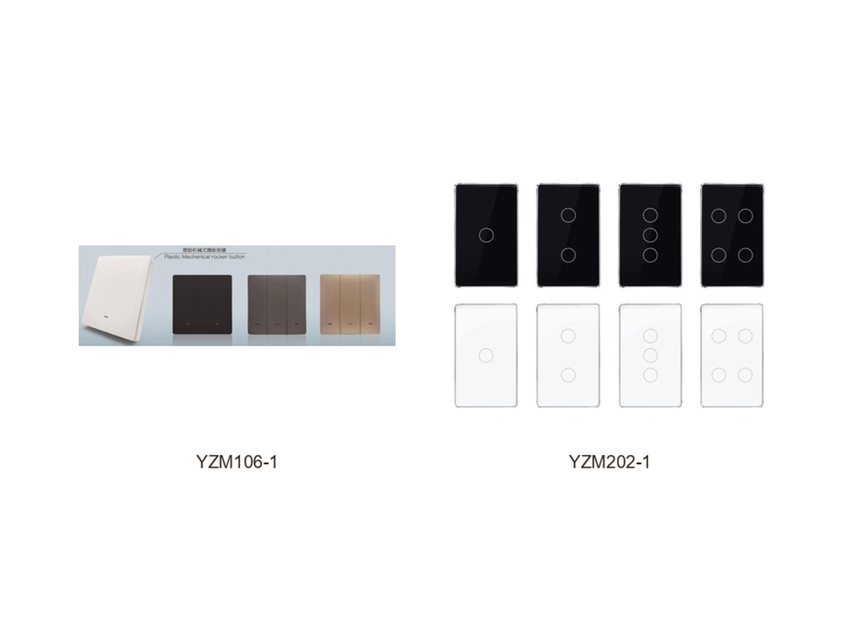 Tuya YZM106 / YZM202 — întrerupătoare conectate — fotografie din catalog