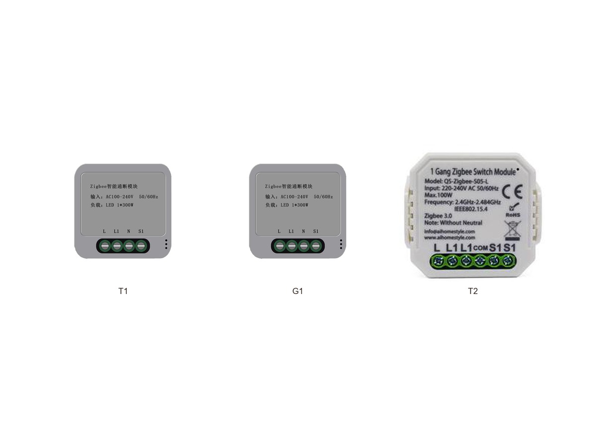 Tuya T1–T4 / G1 / DH-MK1 — module — fotografie din catalog