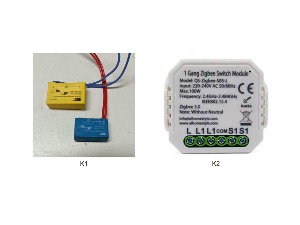 Tuya K1 / K2 — module de dimare — fotografie din catalog